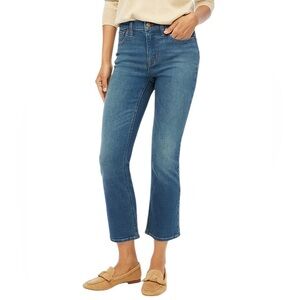 J. CREW FACTORY Mid-rise Flare Crop Jean in Signature Stretch Size 29